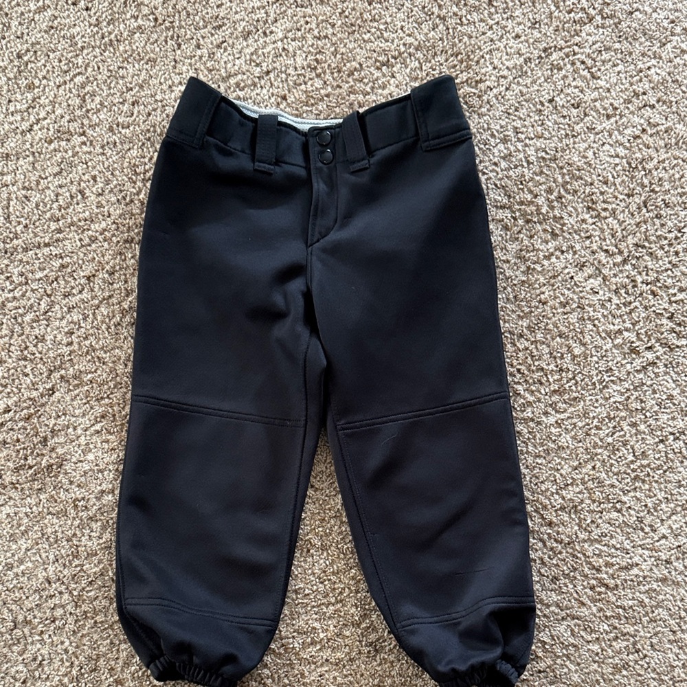 Mizuno Youth Black Softball Pants